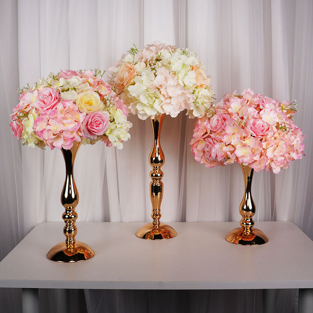 Uflower 35CM Artificial Flower Table Centerpiece Flower Ball Wedding Floral Arrangement